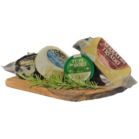 canasta selección quesos artesanales